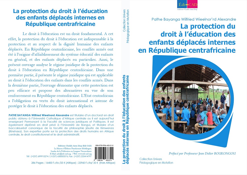 La protection du droit à l’éducation des enfants déplacés internes en République centrafricaine